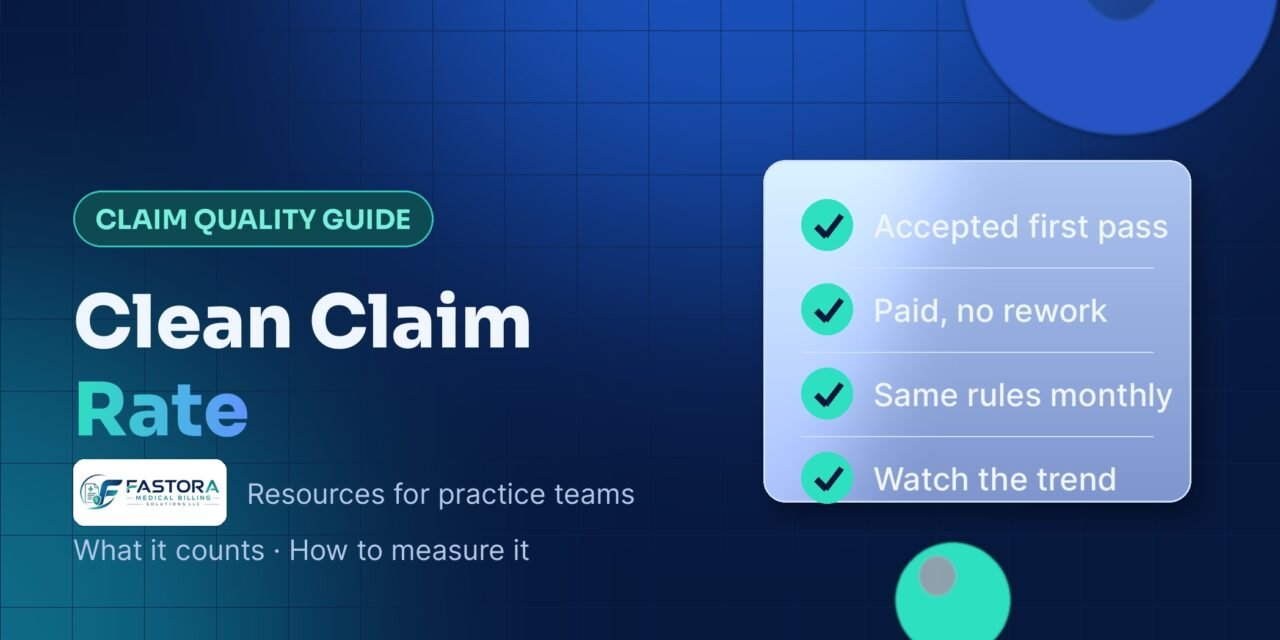 Clean Claim Rate: What It Counts, How to Measure It, What It Misses