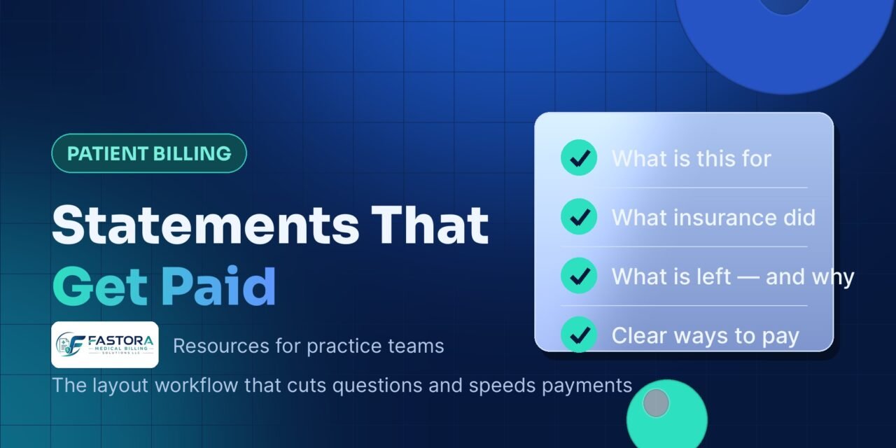 Patient Billing Statements: Best Practices That Get Bills Paid