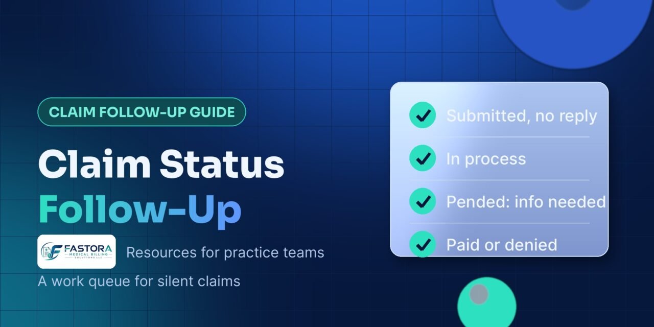 Claim Status Follow-Up: A Work Queue That Finds Silent Claims