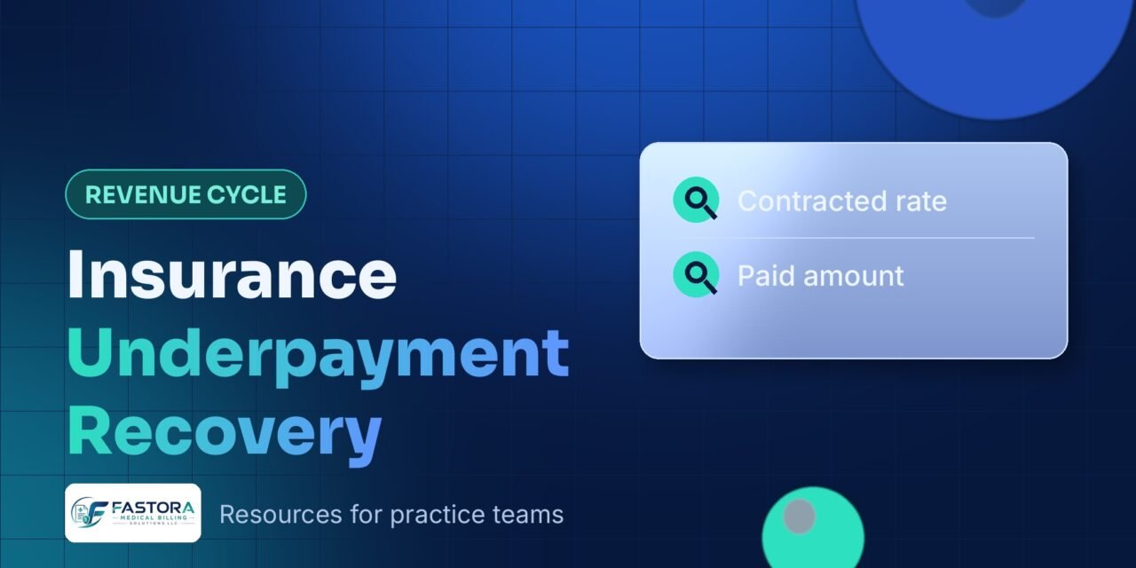 Insurance Underpayment Recovery: How to Spot Payer Underpayments and Get Paid What Your Contract Says