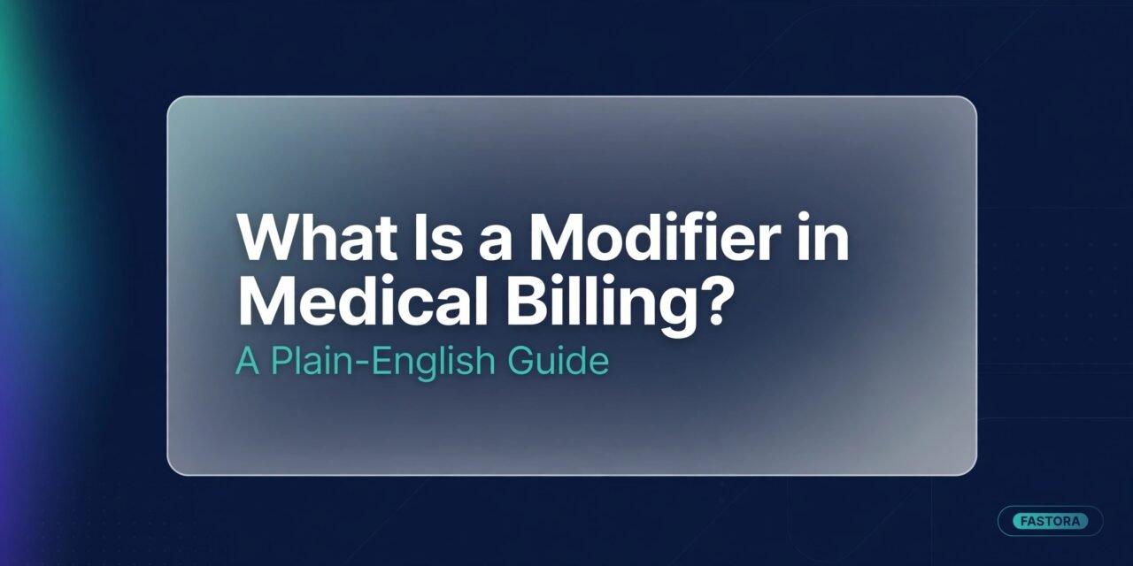 What Is a Modifier in Medical Billing? A Plain-English Guide