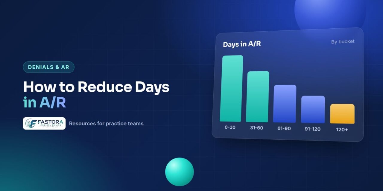 Illustration for the Fastora guide: How to Reduce Days in A/R