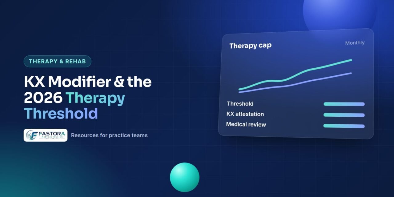Illustration for the Fastora guide: KX Modifier & the 2026 Therapy Threshold