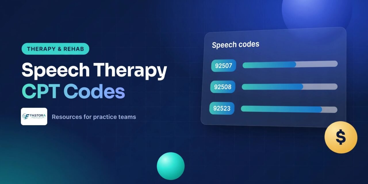 Speech Therapy CPT Codes Guide