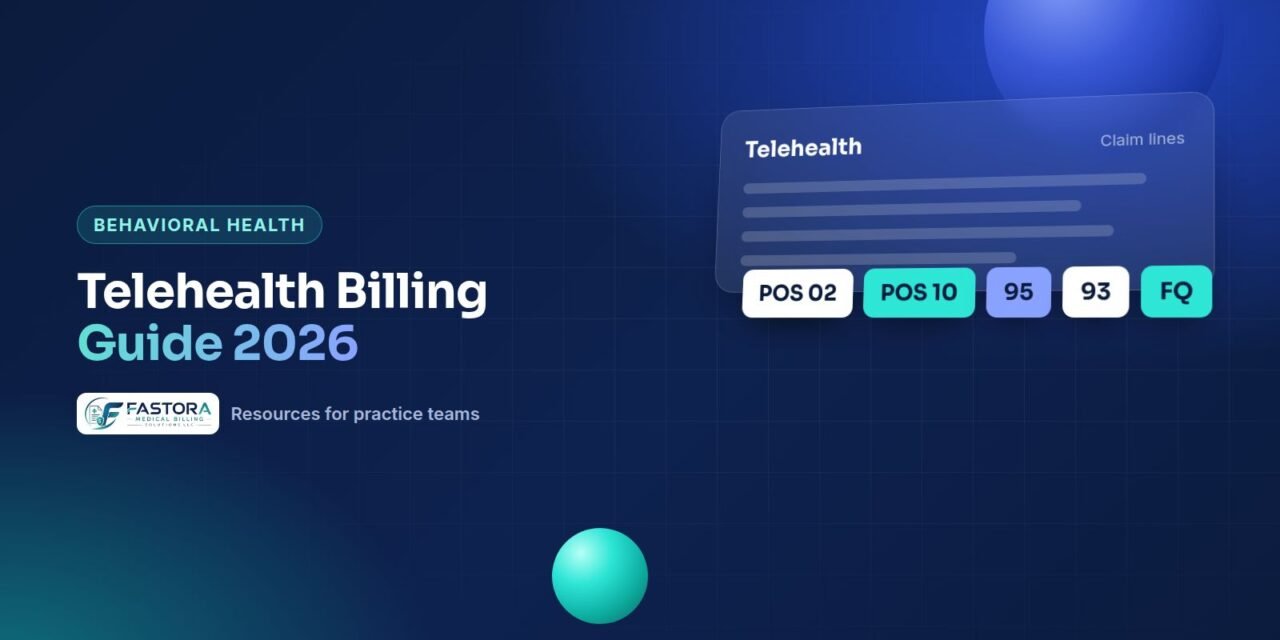 Illustration for the Fastora guide: Telehealth Billing Guide 2026